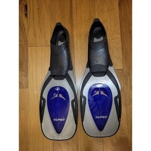 SURGE Scuba Fins- Blue -  42-43 -size 8-9 Made in Italy
